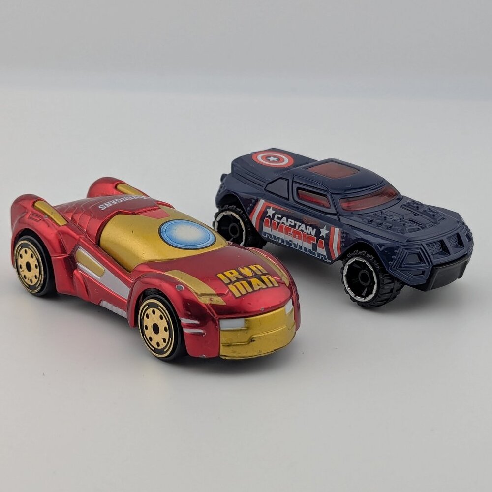 Marvel Diecast Cars Bundle Iron Man & Captain America (2011)